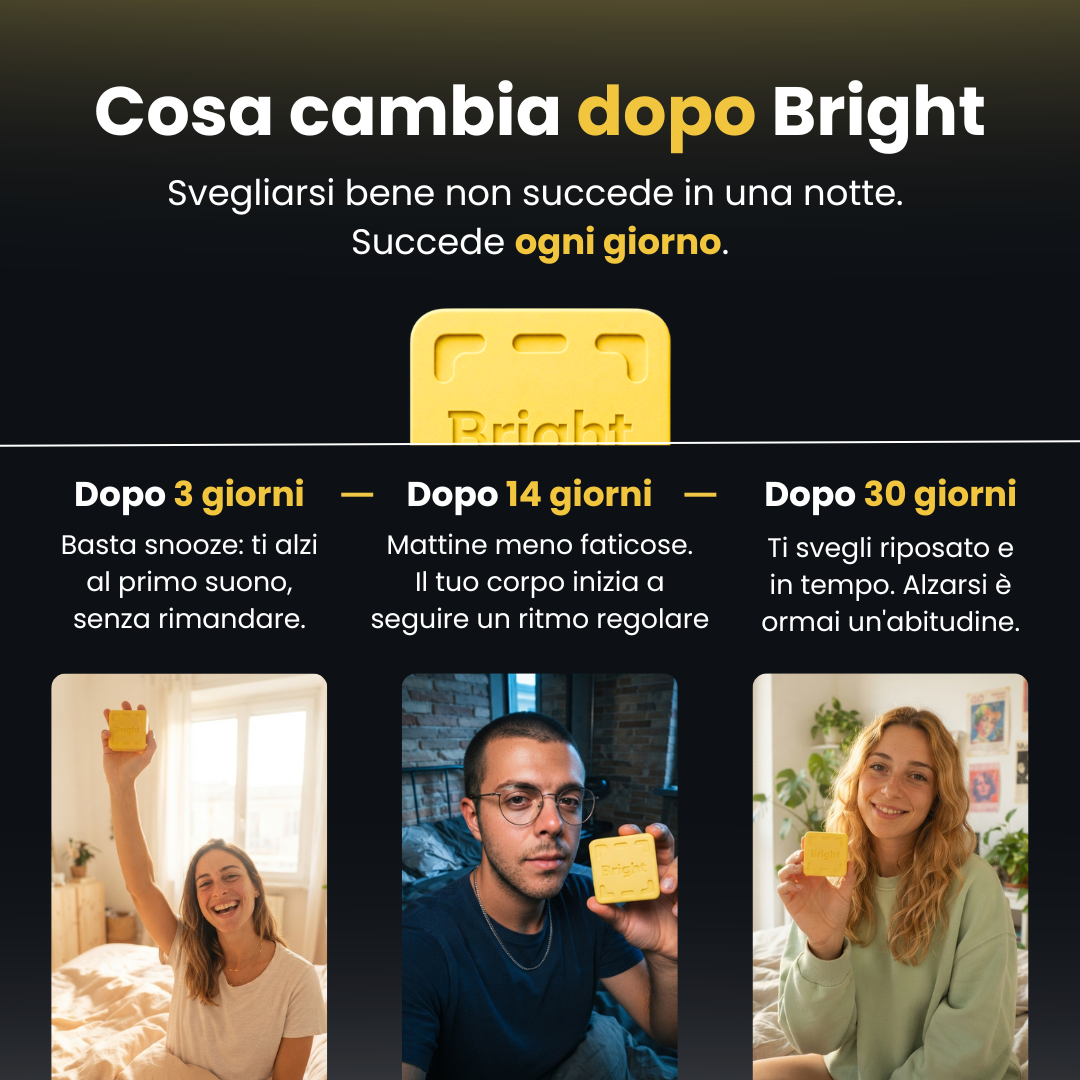 Bright™ | La sveglia che non puoi rimandare