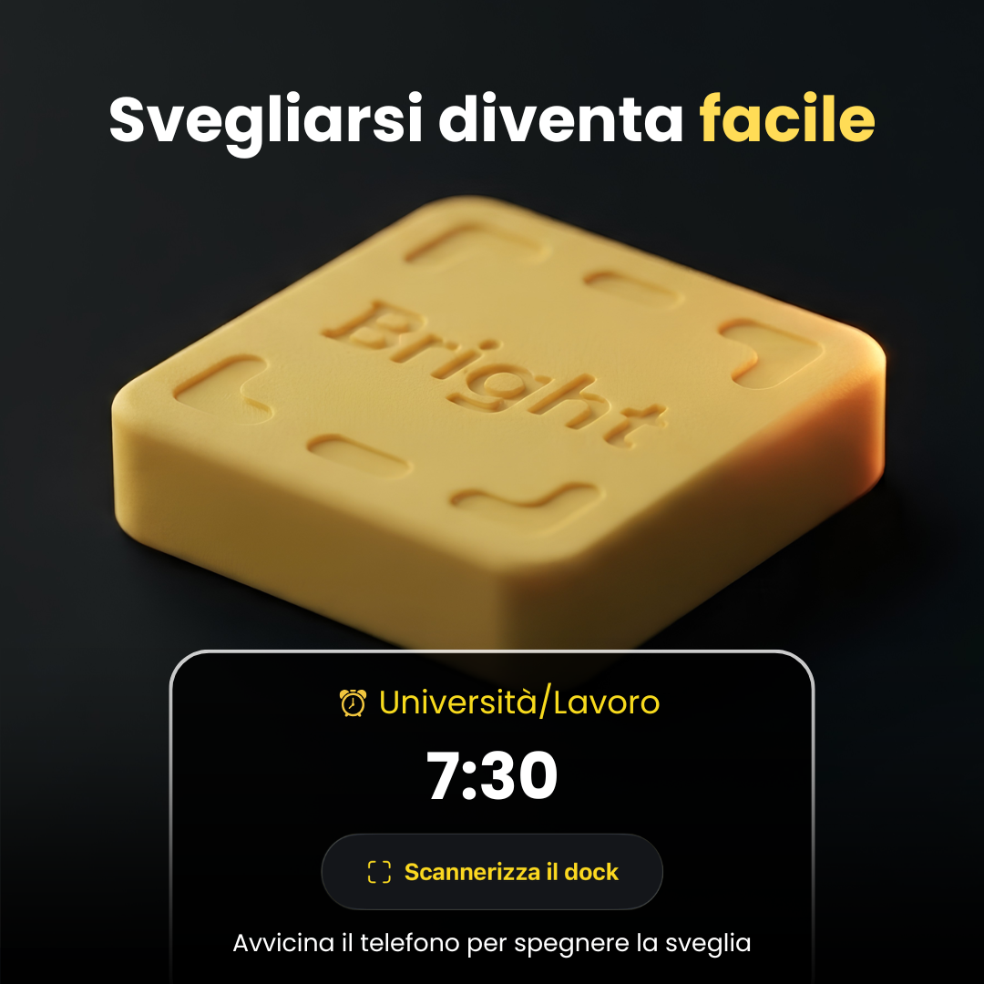 Bright™ | La sveglia che non puoi rimandare