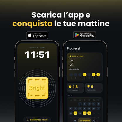 Bright™ | La sveglia che non puoi rimandare